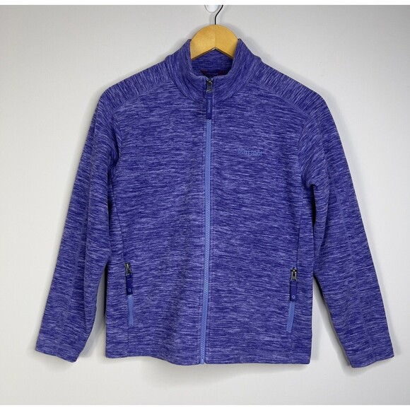 Marmot Other - MARMOT Sweatshirt Girls Youth XL Microfleece Full Zip Long Sleeve Heather Purple